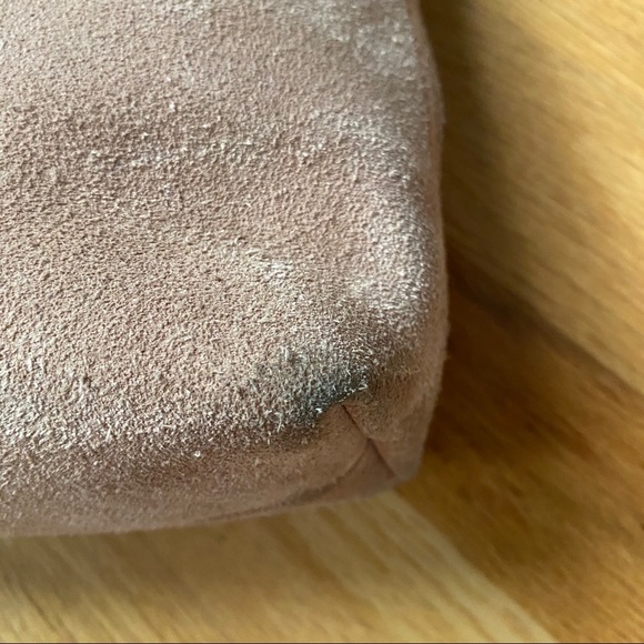 Madewell Suede mini Transport Tote Blush - Picture 7 of 10